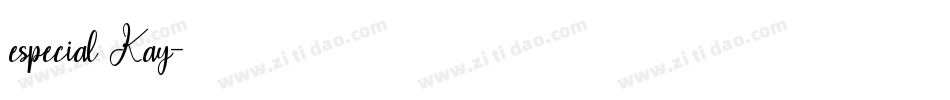 especial Kay字体转换